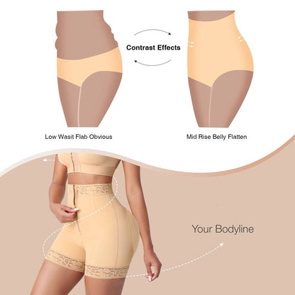 Allure-Nest® High-Waisted Boned Shaping Shorts